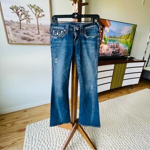 True Religion Joey Low-Rise Bootcut Jeans. Size 27.